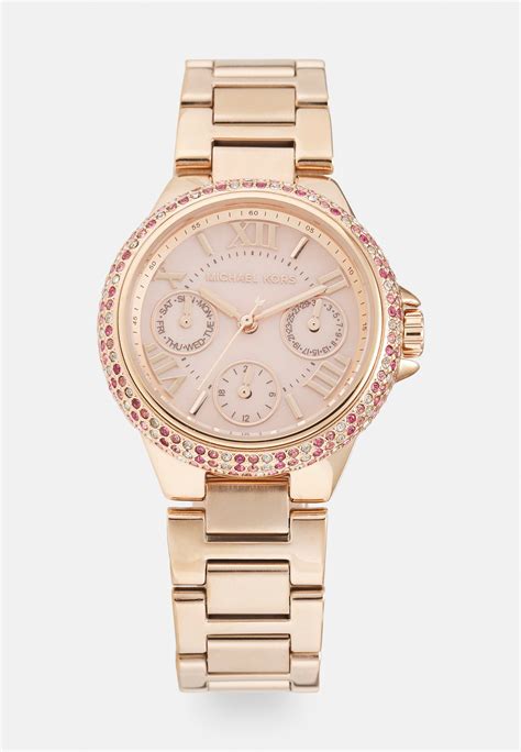 michael kors watch camille rose gold mk3196|Michael Kors Ladies Camille Rose Gold Watch MK3196 .